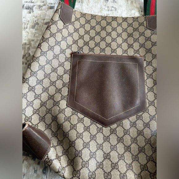 Gucci Vintage Monogram GG Sherry Line Tote Bag - Picture 7 of 11